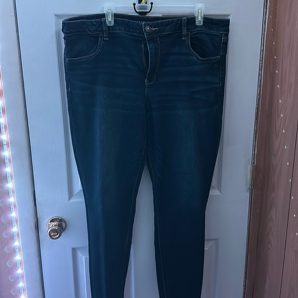 American Eagle Jeggings Next Level Curvy High Waisted